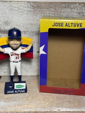 MLB Houston Astros Jose Altuve Hispanic Heritage Bobblehead SGA Brand New